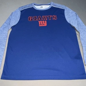 NFL Team Apparel New York Giants Langarmshirt Herren XL Blau Logo -4221 - Bild 1 von 16