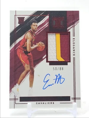 EVAN MOBLEY 2021-22 IMPECCABLE ELEGANCE RPA ROOKIE PATCH ASIA AUTO /88  - Image 1 of 2