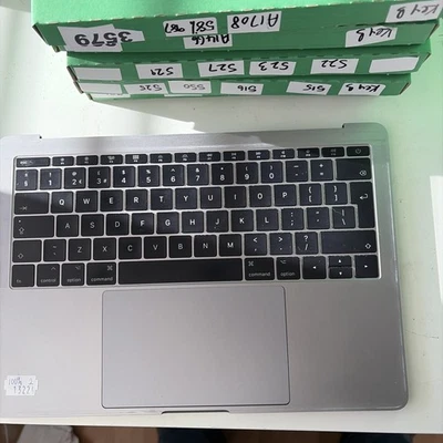 MacBook Pro A1708 UK Keyboard Palmrest Top Case Silver  Battery 100% 2 Cycle3580 - Image 1 of 3