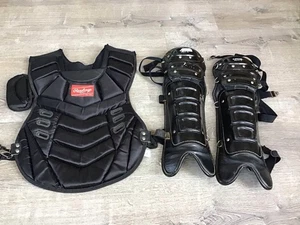 Umpire Gear Set Chest Pads and Legs Rawlings / Misc Adult Chest 18” Legs - Picture 1 of 10