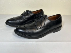 Allen Edmonds Zapatos Para Hombres 12 D Walton Delantal Puntera Dividida Oxford 2103 Cuero Negro - Imagen 1 de 11