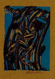 PINOCCHIO - Heinz SCHINDELE 1988  - HandSignierter OriginalLinolSchnitt - Picture 1 of 1