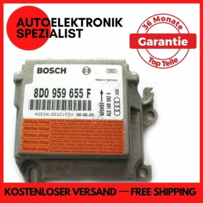 8D0959655F Airbag Steuergeräte  Audi A4 B5 / PLUG & PLAY / Generalüberholt - Bild 1 von 2