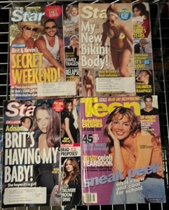Lot of 4 Brittany Spears Star Magazine Teen Celebrity Bikini Baby Secret Weekend - Bild 1 von 8