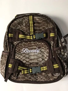 Pottery Barn Kids Mackenzie Brown Snake Skin Mini Preschool Backpack name BROEDY - Picture 1 of 4