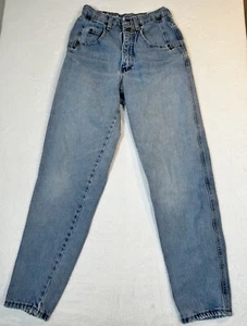 Vintage Zena Damen Jeans Größe 26 x 30 hohe Taille mittlere Waschung 12" Leibhöhe - Bild 1 von 7