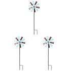  Set of 3 Pinwheel for Kids Wind Spinners Yard and Garden Clearance Rotatable