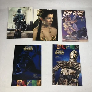 Star Wars Postkarten Lot 5 Magic of Myth Brooklyn Museum of Art Vader Boba Fett - Bild 1 von 13