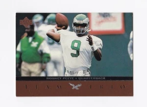 1996 Upper Deck Team Trio #TT42 Rodney Peete Philadelphia Eagles USC - Picture 1 of 2