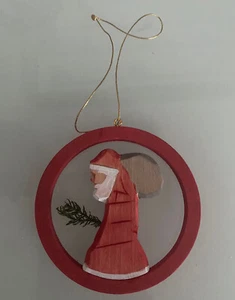 Alter Nikolaus Weihnachtsmann Anhänger aus dem Erzgebirge Baumbehang 4470/21 - Picture 1 of 3