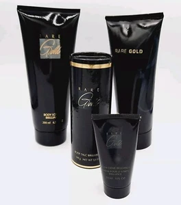 Menge 4 Avon SELTEN GOLD BRILLIANCE 2 Körperlotion 6,7 Unzen/Körpertalkum/Mini Creme Neu aus altem Lagerbestand - Bild 1 von 1