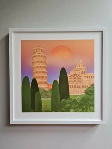Digitale Illustration "Pisa" für Italienliebhaber, Italien, Reise Kunstdruck - Bild 1 von 4