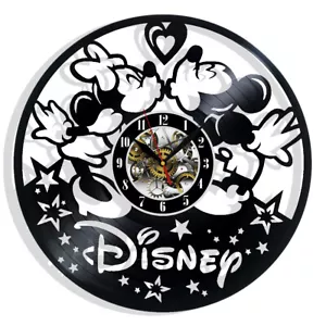 Disney Topolino Love Orologio da parete vinile regalo compleanno vacanze arredamento camera - Foto 1 di 4
