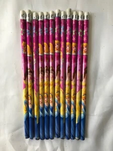 12 Bleistift Kinder Mädchen Geburtstag Party Beute Geschenktüten Füller Prinzessin - Bild 1 von 1
