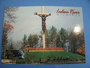 Das Kreuz im Wald Indian River Michigan Postkarte IR-100 - Bild 1 von 4
