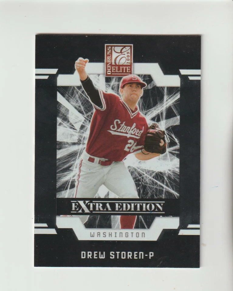 2009 Donruss Elite #3 Drew Storen rookie card, Washington Nationals star - Image 1 of 1