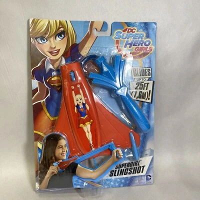 DC Super Hero Girls SUPERGIRL Slingshot Red Glider Up To 25 Feet 2015 Mattel Toy - Изображение 1 из 2