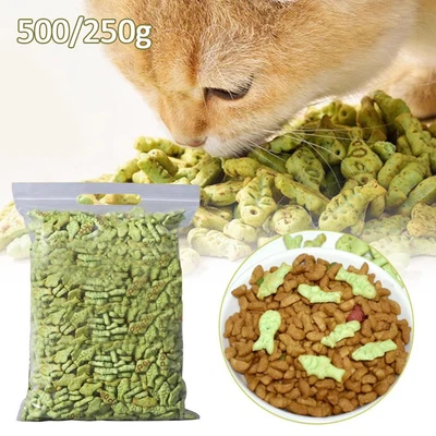 250/500g Cat Mint Biscuit Cat Hair Cookies Pet Molar Nutrition Kitten Snack+ - Image 1 of 4