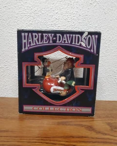 Harley Davidson Vintage Christmas 3" Ornament North Pole Motorcycle Club 1999 - Picture 1 of 5