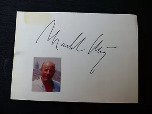 MANFRED KRUG signed Autogramm auf 10,5x15 cm Zettel LOOK - Bild 1 von 1