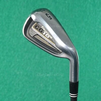 Cleveland CG16 Satin Chrome Single 5 Iron Factory Actionlite 55 Graphite Seniors - Image 1 of 3