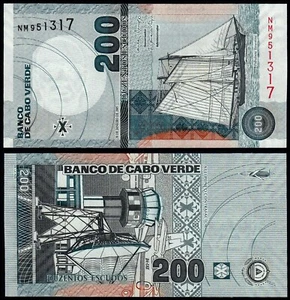 CAPE VERDA 200 ESCUDOS (P68a) 2005 UNC - Picture 1 of 1