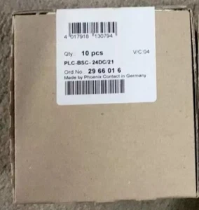 NEW 10PCS PHOENIX Contact PLC-BSC -24DC/21 relay base 2966016 - Picture 1 of 1