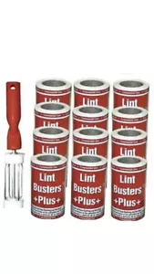 Lint Buster Plus Commercial Grade Rollers(1Handle 12Rolls), Lint Rollers New - Picture 1 of 2