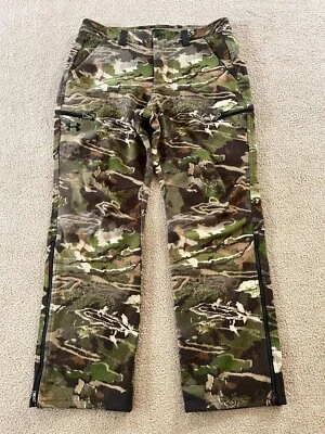 Pantalones de caza Under Armour Ridge Reaper de lana temporada media camuflaje bosque 38/32 para hombre Foto 1 de 4