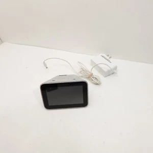 Lenovo Smart Clock w/Google Assistant Grey CD-24501F with Power Adapter - Works! - Picture 1 of 4
