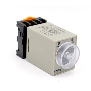 Baomain AC 110V AH3-3 Time Delay Relay Solid State Timer 8 Pins 60Min with So... - Picture 1 of 3