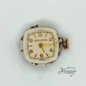 Bulova 7AM 17J Uhrwerk funktioniert nicht - für Teile/Reparaturen - Bild 1 von 3