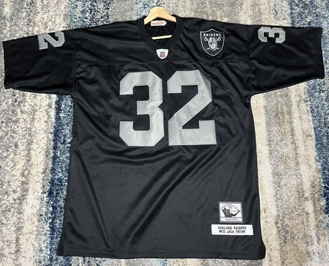 Mitchell & Ness NFL Raiders #32 Jack Tatum Size 54 Throwback Football Jersey Cover