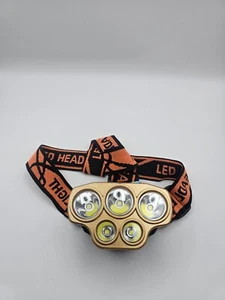 High Power LED Stirnlampe, wasserdicht, 4 Beleuchtungsmodi, wiederaufladbar  - Bild 1 von 4