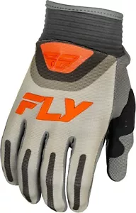 Fly Racing F-16 Youth MX Offroad Gloves Gray/Orange - Picture 1 of 2