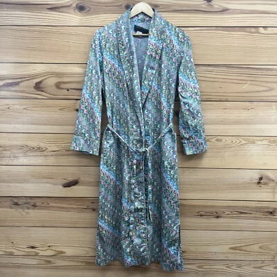 Peruvian Connection x Kaffe Fassett Robe Womens Small Pima Cotton Bath House B3 - Image 1 of 4