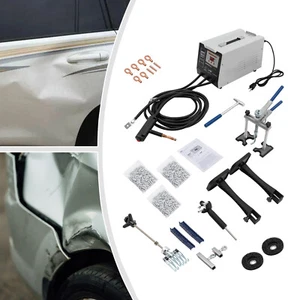Soldador de puntos de placa de aluminio extractor de abolladuras de automóvil máquina de soldadura kit de reparación automática de abolladuras - Imagen 1 de 17