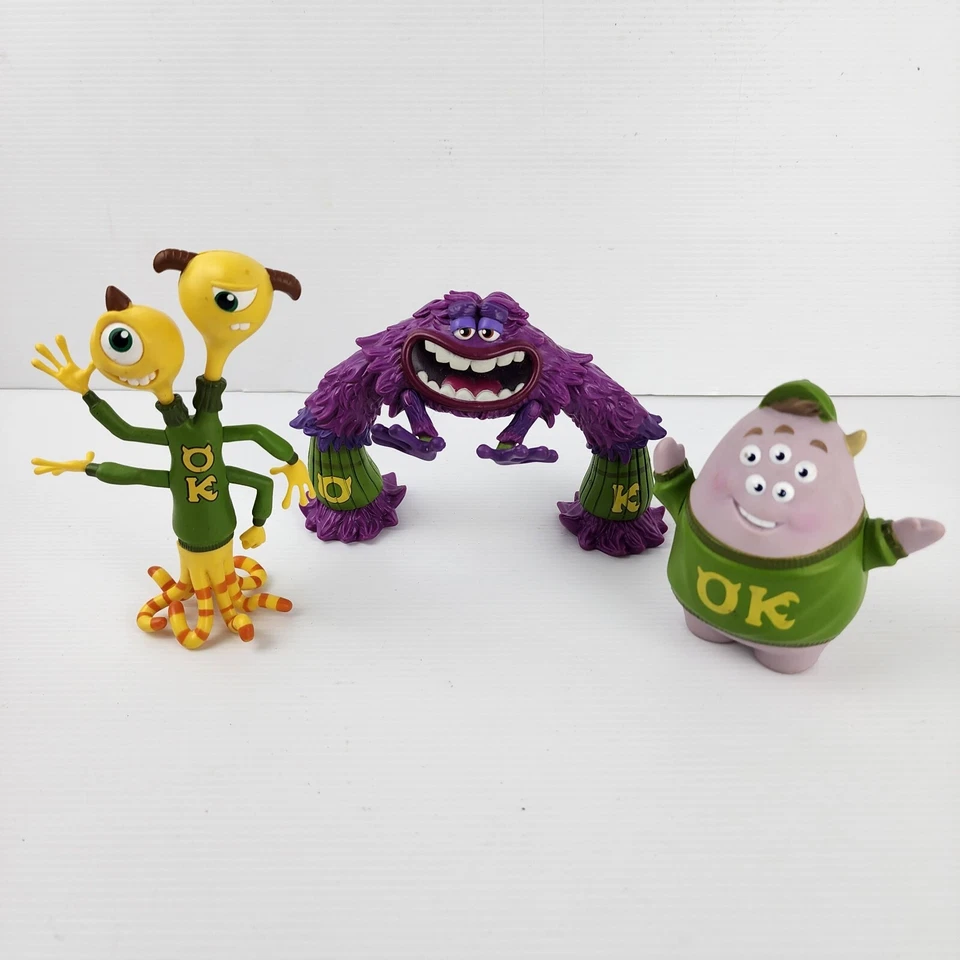 Lote de enfeites de bolo estatueta Monsters Inc University boneco brinquedo Disney Pixar - Imagem 1 de 4
