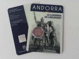 ANDORRA 2022 2 EURO ST BU GEDENKMÜNZE COIN - KARL DER GROßE - - Bild 1 von 5