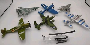 6 pz Maisto* 1 pz Matchbox. Aereo pressofuso elicottero giocattolo 7 pz LOTTO - Foto 1 di 15