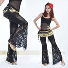 New Tassel Lace Dance Pants Belly Dance Costumes Practice Long Pants for dancers