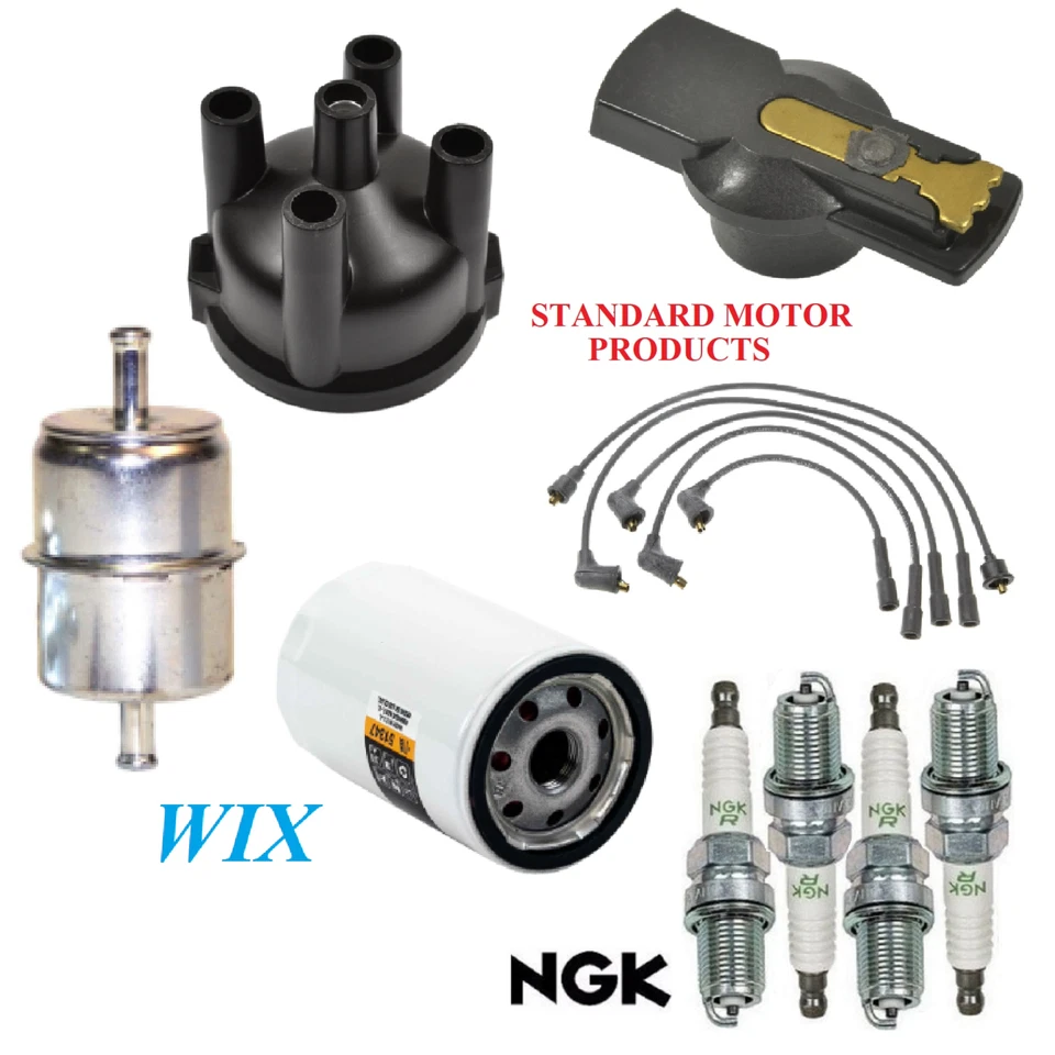 Tune Up Kit Filters Cap Spark Plugs Wire For FORD COURIER L4 1.8L;CARB 1974-1976 - Image 1 of 1