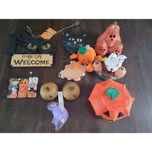 Lote 10 Piezas Surtidas Decoraciones HALLOWEEN-Ver Fotos - Imagen 1 de 10