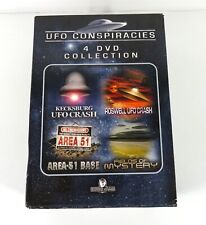 DVD UFO Conspiracies 4 Disc Box Set Excellent Condition