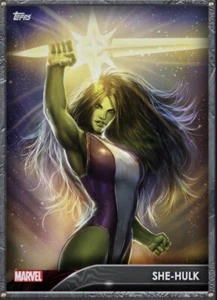 [DIGITAL CARD] Topps Marvel - She-Hulk - Battle Box 20 S1 Silver Marvel At Arms - Picture 1 of 1