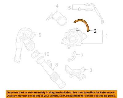Protector turbocompresor Club Wagon Ford OEM 03-10 E-350 3C3Z9G478AA Foto 1 de 2