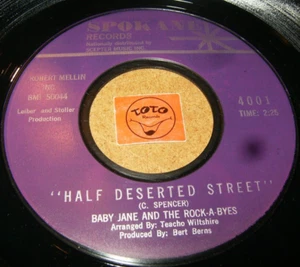 BABY JANE AND THE ROCK A BYES - HALF DESERTED STREET  / LISTEN - SOUL POPCORN - Picture 1 of 2