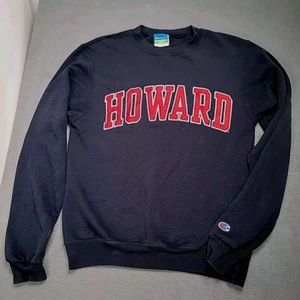 Howard University Champion Sweatshirt Blue Eco Fleece Embroidered Logo Sz XS - Picture 1 of 9