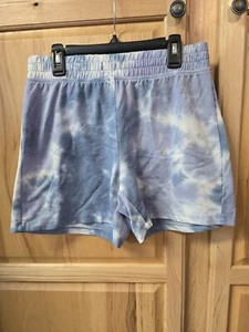 Como Vintage Pull on Shorts Womens Size Small Elastic Waist Tie Dye Marble - Picture 1 of 8