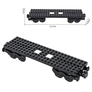 1Pcs DIY Toys Train Base MOC City Wheel Bricks Carriage Building Blocks for Kid - Picture 1 of 9